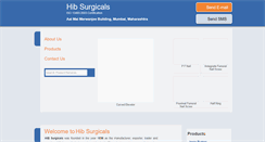 Desktop Screenshot of hibsurgicals.net
